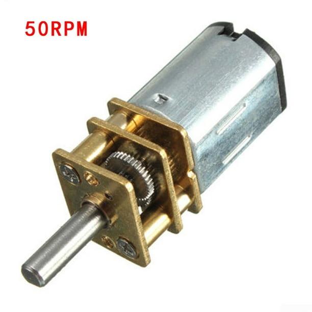 6v High Speed Torque Motor Electric Micro Geared 50-300rpm Reduction Mini Dc